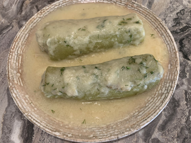 Zuchini with minced meat